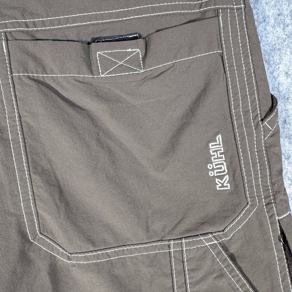 Kuhl Shorts Mens Size 30 x 11 Brown Cargo Ramblr Outdoor Hiking Performance - Picture 11 of 14